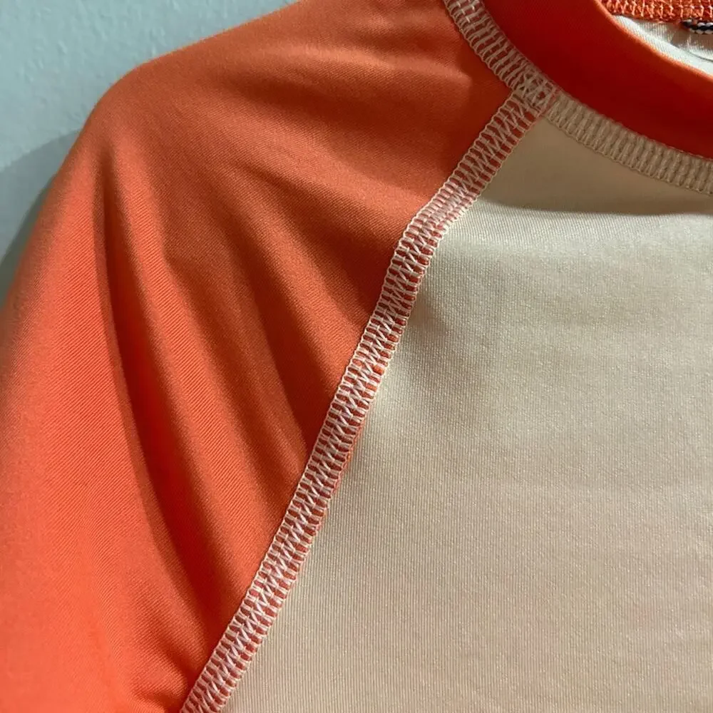 REI Kids Orange Swim Rash Guard